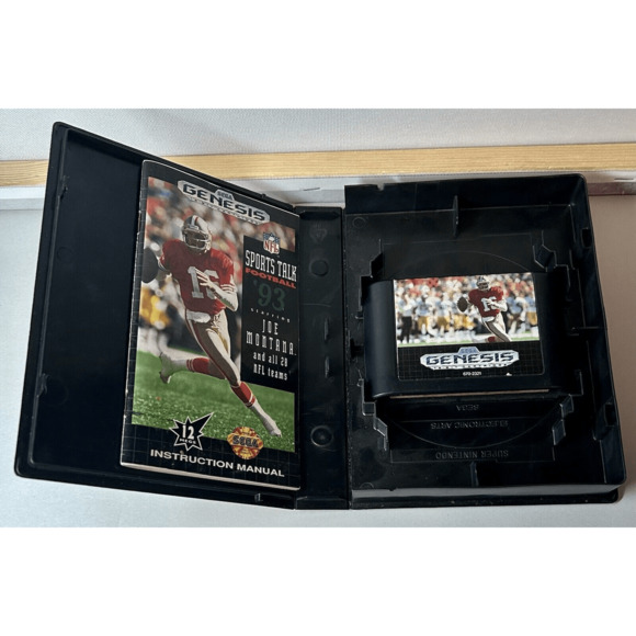 NFL Sports Talk Football '93 Starring Joe Montana (Sega Genesis, 1992) CIB - Picture 4 of 7